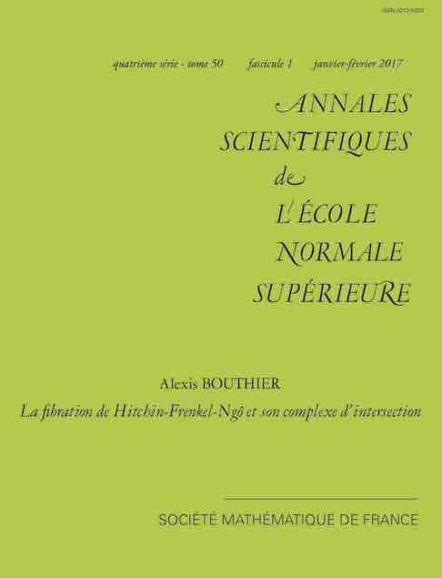 Annales scientifiques de l'ÉNS